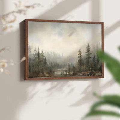 Paysages rétro-DCC-XXXV-II, reproduction encadrée, réversible