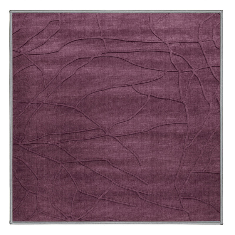 Tapis abstrait lavable à la machine