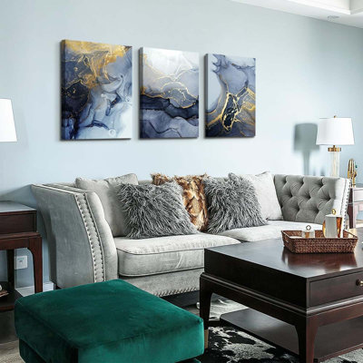3 Piece Wrapped Canvas Wall Art