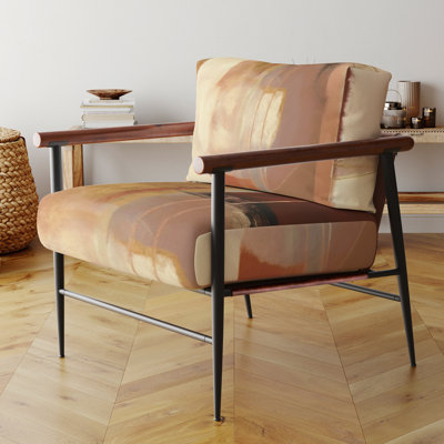 Culligan - Chaise rembourrée avec accoudoirs