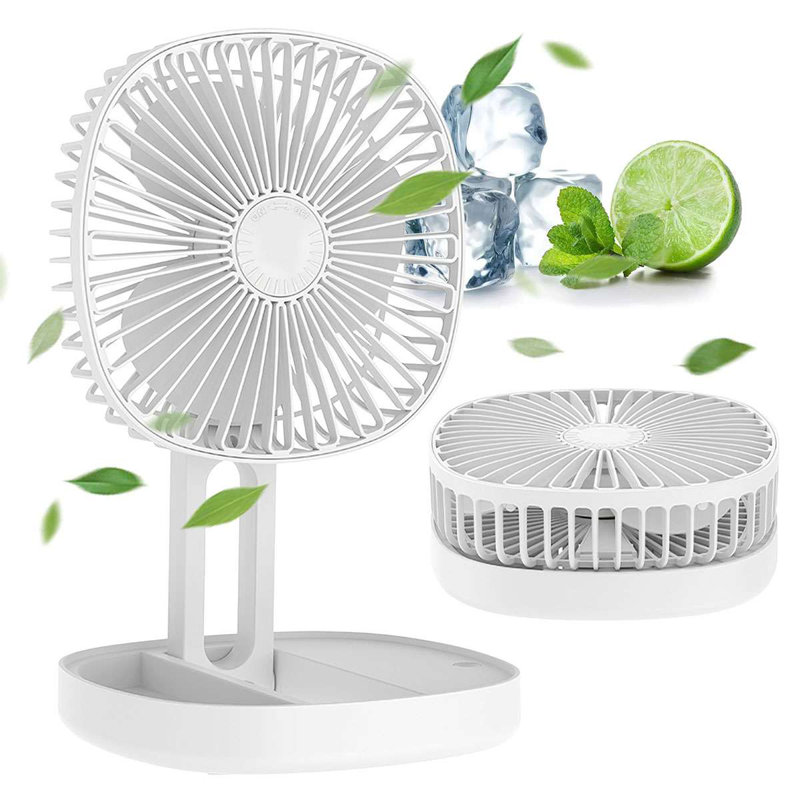 Ventilateur personnel 10,6 po Deago, Blanc