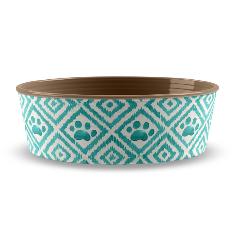 Bol pour animal de compagnie Paw, Bleu sarcelle