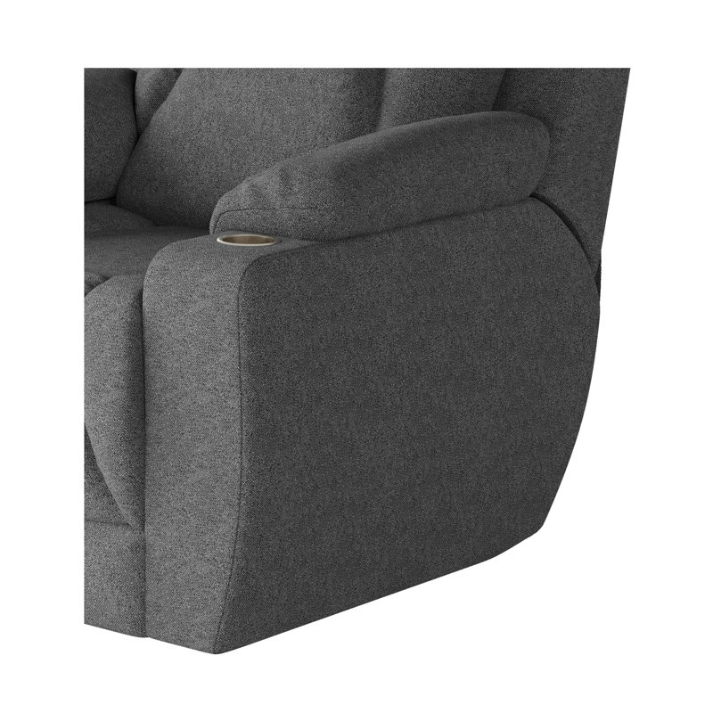 Fauteuil inclinable mural électrique, Gris foncé, Chenille