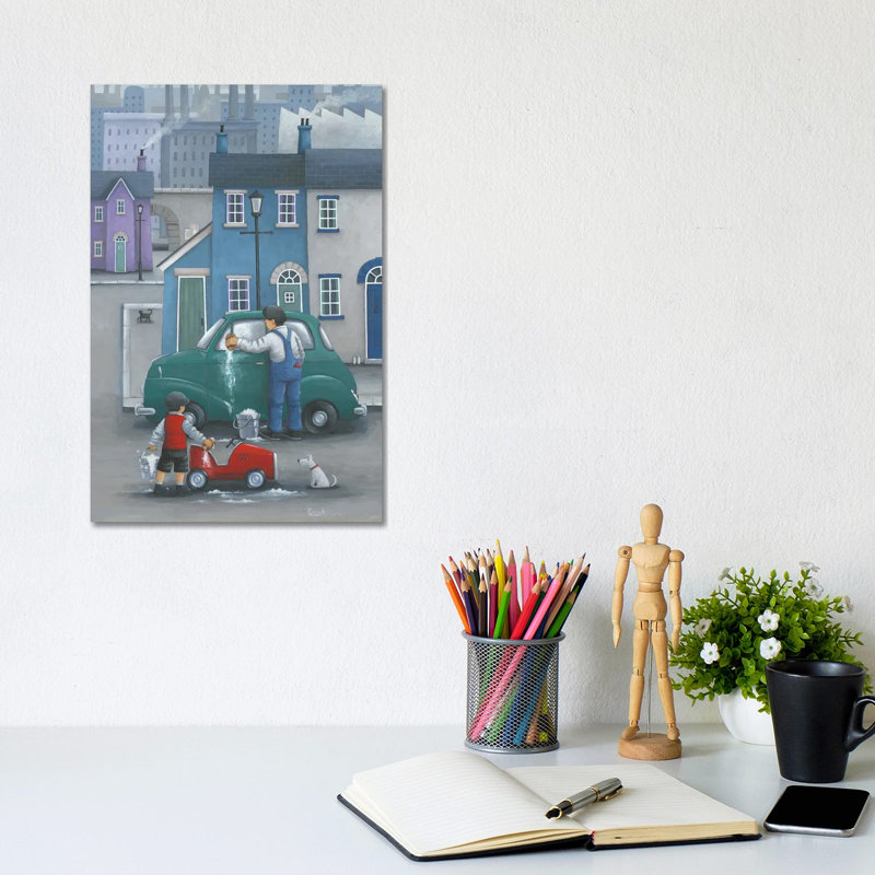 Like Father.. by Peter Adderley - Wrapped Canvas Gallery-Wrapped Canvas Giclée, 20.32 cm H x 30.48 cm W