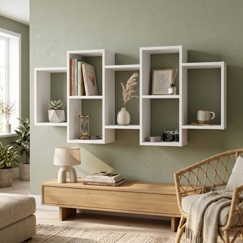 Michigamme 7 Piece Bracket Shelf
