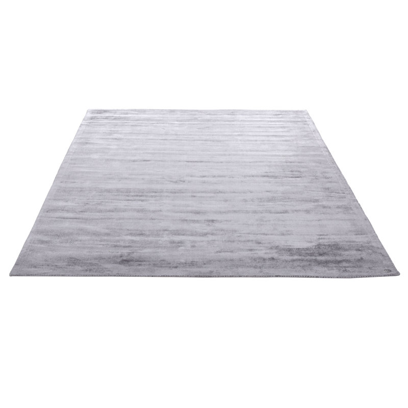 Shine Hand Loomed Grey Indoor Rug, Rectangle 140 x 200cm