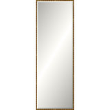 Antique Gold Wave Beveled Signature Mirror