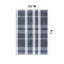 Tapis noir / gris performance tissé à plat à carreaux Chulmleigh-1514756743