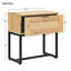 Table de chevet en bois manufacturé