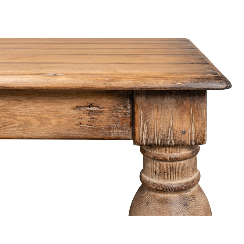 Bixby Pine Solid Wood Dining Table, Brown