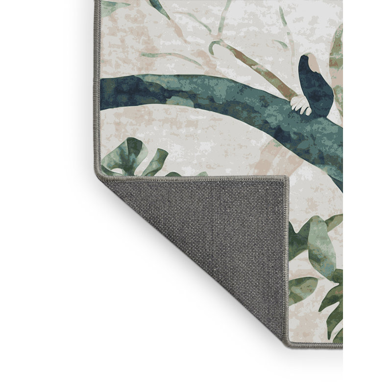 Tapis gris soyeux et moelleux, Carré 3 pi