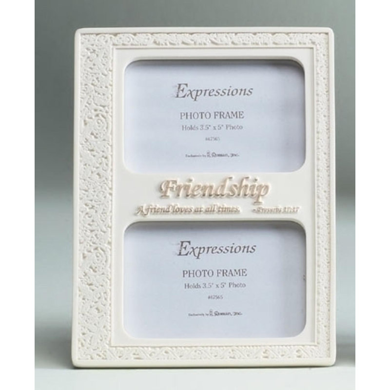 Cadre photo 8,75 po Inspirational Proverbs Friendship Double 3,5 po x 5 po # 47565