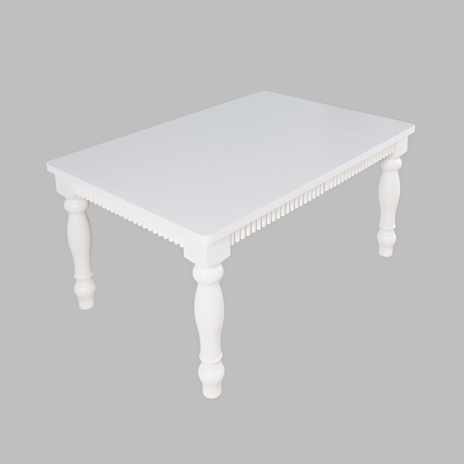 Pearce 72" Extendable Dining Table, White