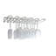 Wall Mounted Wine Glass Rack in Chrome