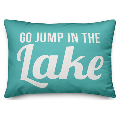  Coussin lombaire intérieur / extérieur Go Jump in the Lake