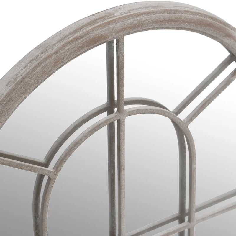 Mooney Metal Flat Wall Mirror, Sand