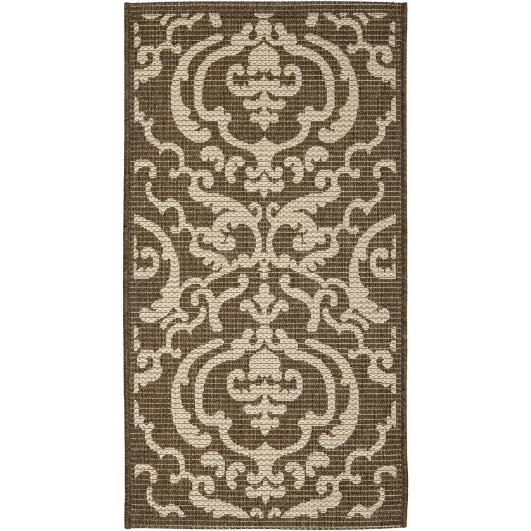 Arellanes Performance Damask Indoor/Outdoor Area Rug