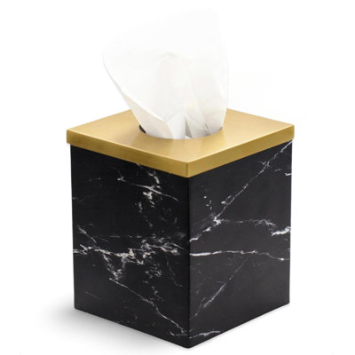 Metal Facial Tissue Box Cover Holder And Dispenser.Decorative Tissue Box Covers Cube Dresser Accessories