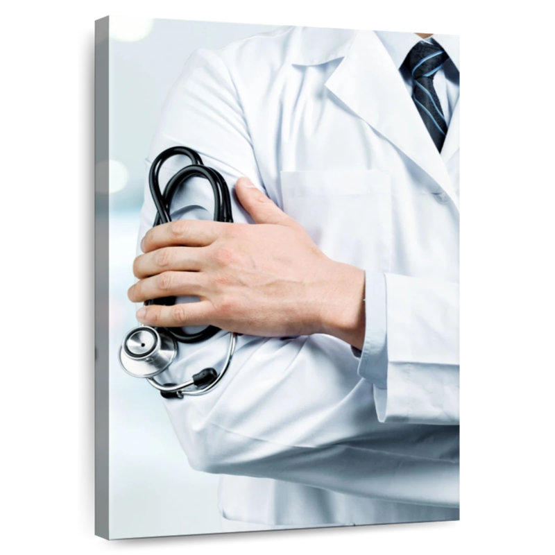 Alcaraz, hôpital, médecin en service, H 51 po x l 34 po