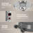 48000 BTU Stainless Steel Propane Standing Patio Heater-93374072