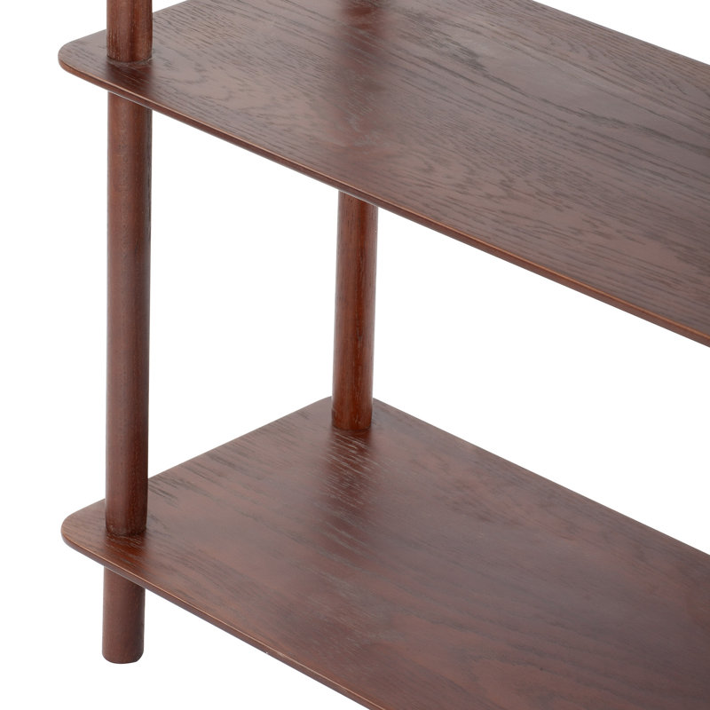 Banjo 149cm H x 80cm W Bookcase, Walnut