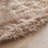 Blakes Solid Color Handmade Faux Sheepskin Area Rug in Beige-196562259