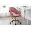 Chaise de travail en velours