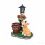 Décoration de jardin pour chien Corgi assis