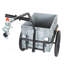 Remorque cargaison 2-en-1 avec boîte de rangement pliable, housse amovible et imperméable, remorque à vélo avec roues à dégagement rapide de 16 po, grande capacité de 70 L, noir et gris