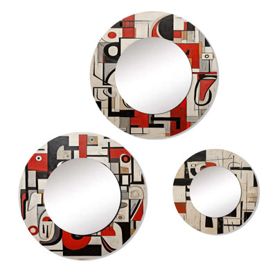 Kyier Metal Round Mirror