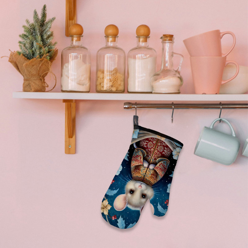 Fourre-tout en coton Folk Art Mice