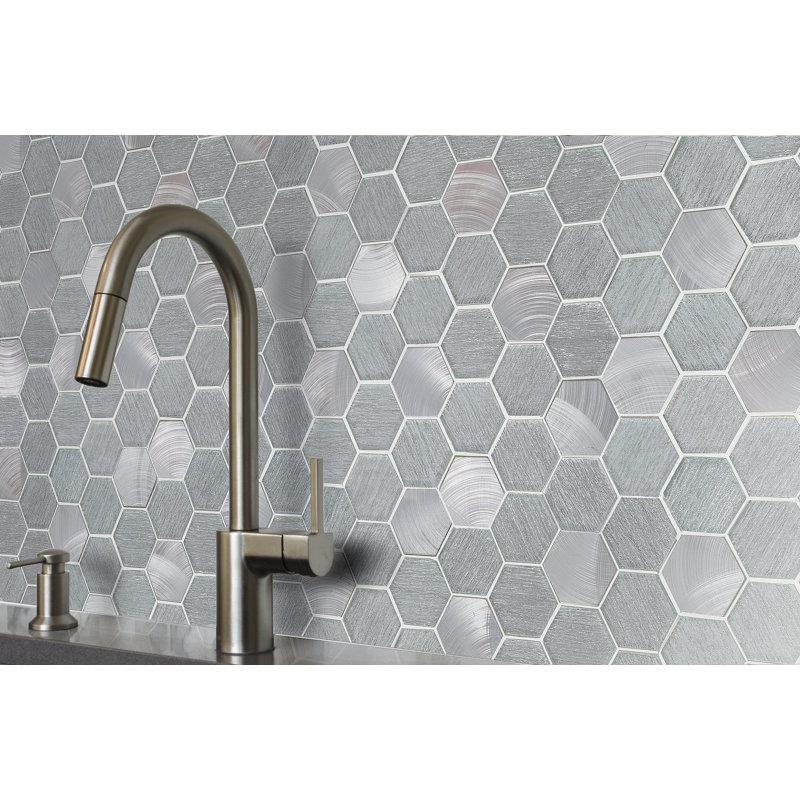Glitz Fame 12 in. x 12 in. Glossy Glass Wall Tile (14.73 sq. ft./Case), Fame