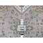 Tapis gris à motif géométrique noué à la main 10 pi x 13 pi 9 po D360647C327F45FABFCF633FD9C1B2AF