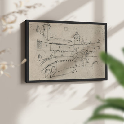 Croquis rétro, Lxxi, reproduction encadrée