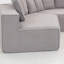 Canapé en velours moderne entièrement compressé avec rembourrage haute densité et aucun assemblage requis, parfait pour les espaces de vie confortables.-305570398