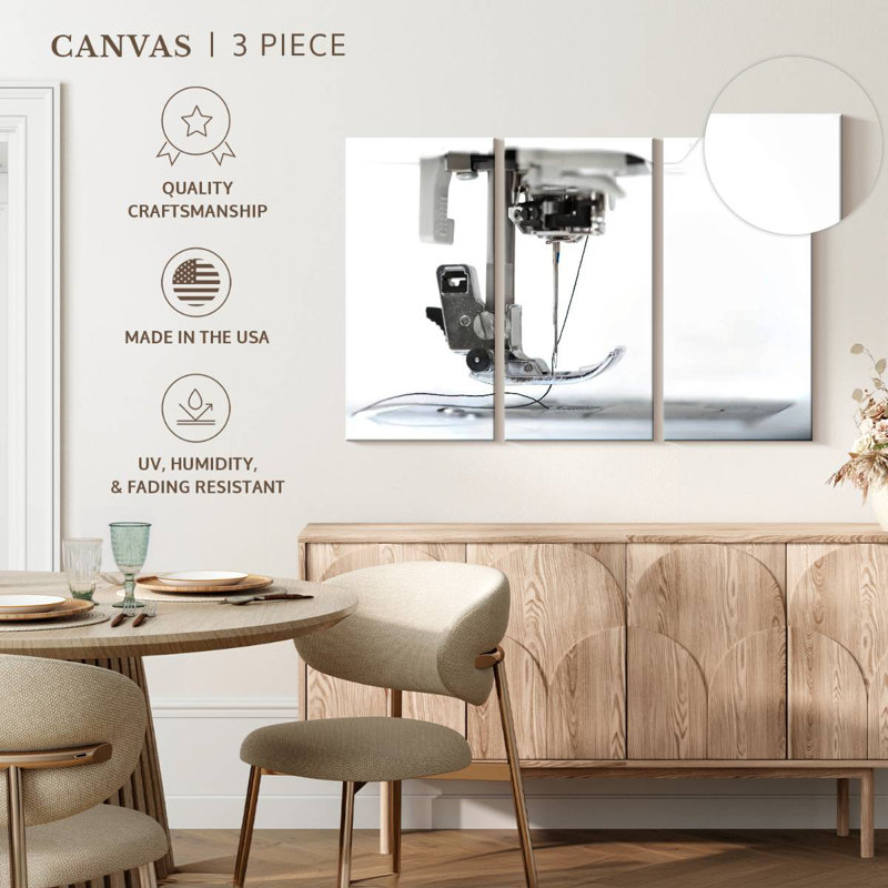 Senne Sewing Machine Close-Up, 32" H x 50" W