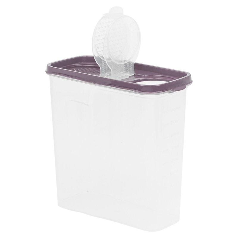 Joelle Food Storage Container, Purple/White