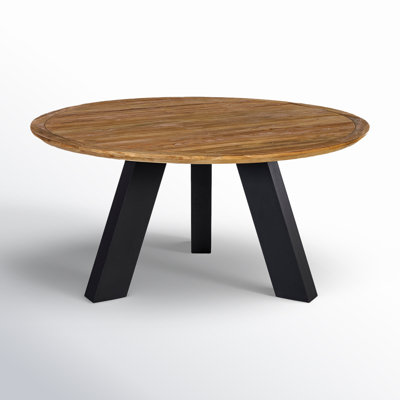 Indoor/Outdoor Round Teak Dining Table
