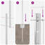 Fence with Post Segment Outdoor Barrier Garden Terrace Divider Boundary-2118853809