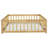 Twinkle Modern Floor Bed Set With Door, Rubber Wood And Safety Guardrails-115630467-115630469