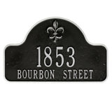 Lexy 2-Line Wall Address Plaque