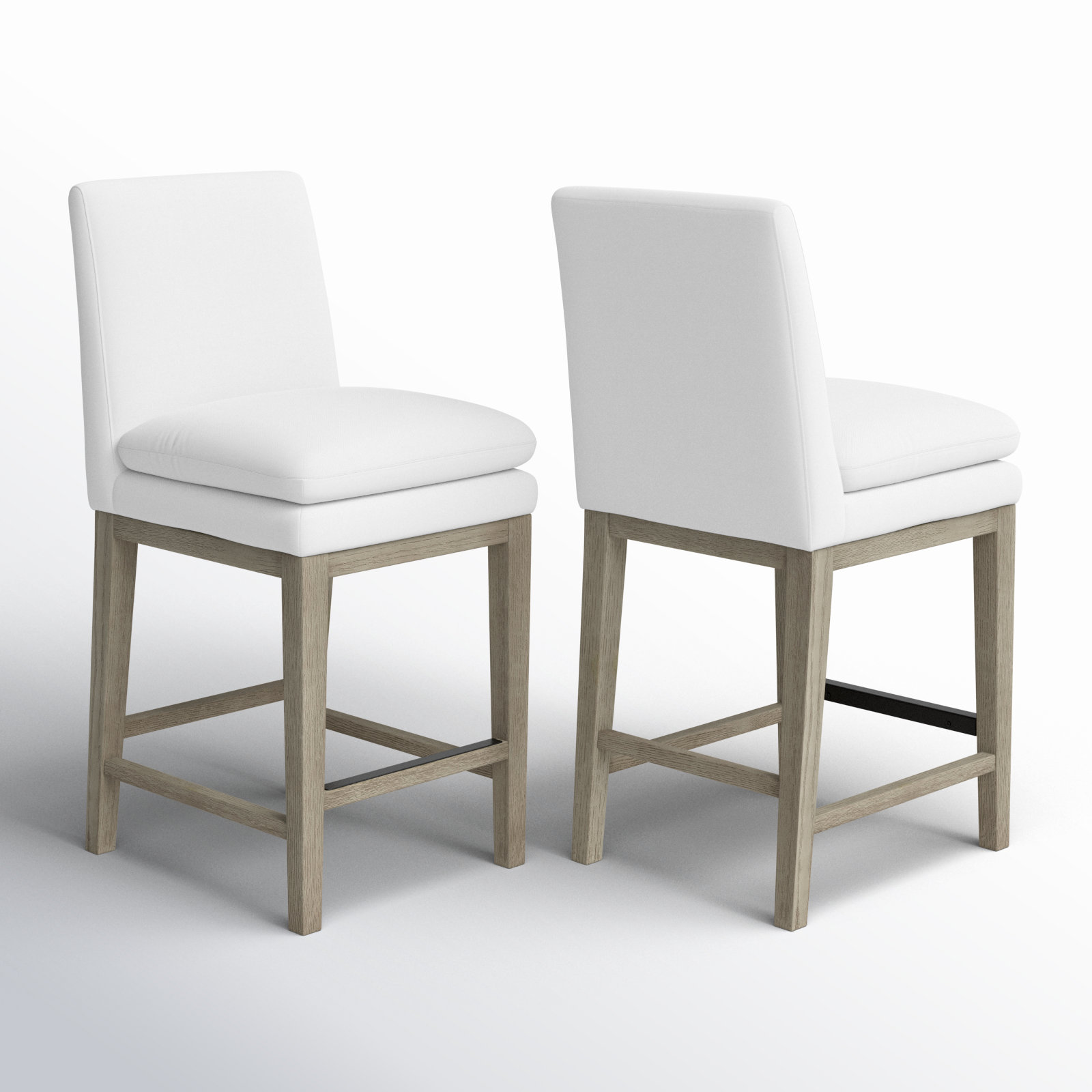 Bethea 26" Bar Stool, Prestige Pearl Tweed