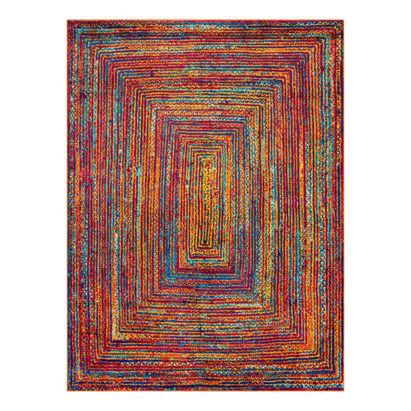 Tapis Weedman Rainbow Calypso, Rectangle 9 pi x 12 pi