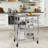 NSF-Certified Stainless Steel Kitchen Island Cart on Wheels
