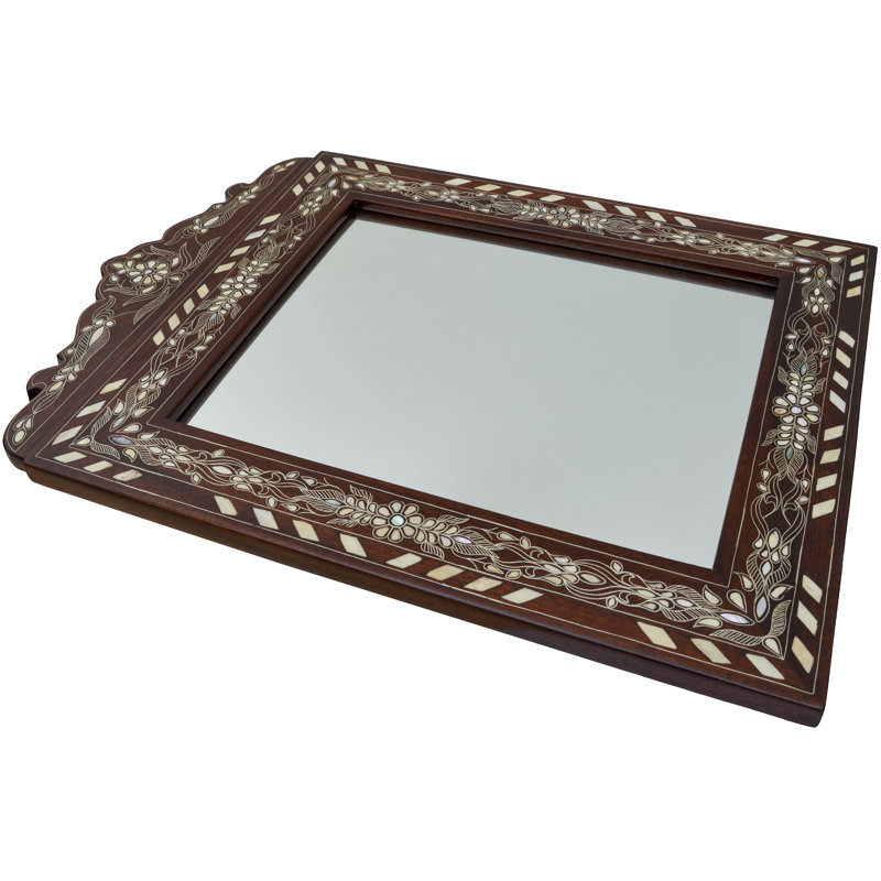 Syrian Arch Solid Wood Wall Mirror