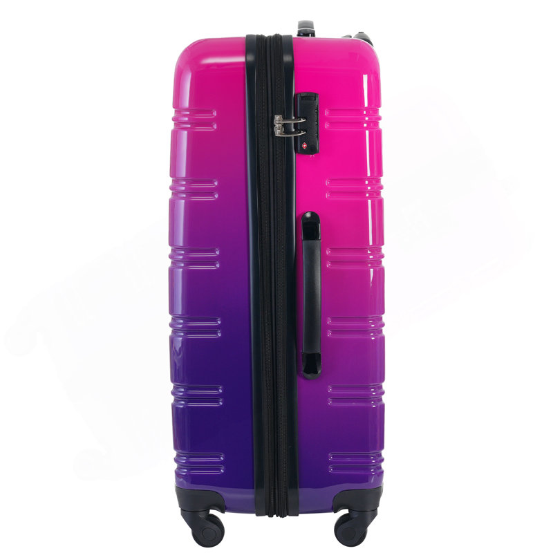 Hardshell Luggage Sets 3 Piece Gradient Color Expandable Suitcase With Spinner Wheels And TSA Lock Lightweight 20" 24" 28" Available