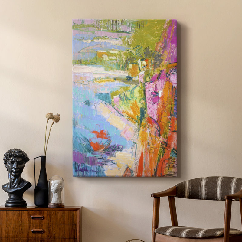 Escapade I - Gallery Cavas, H 18 po x l 12 po