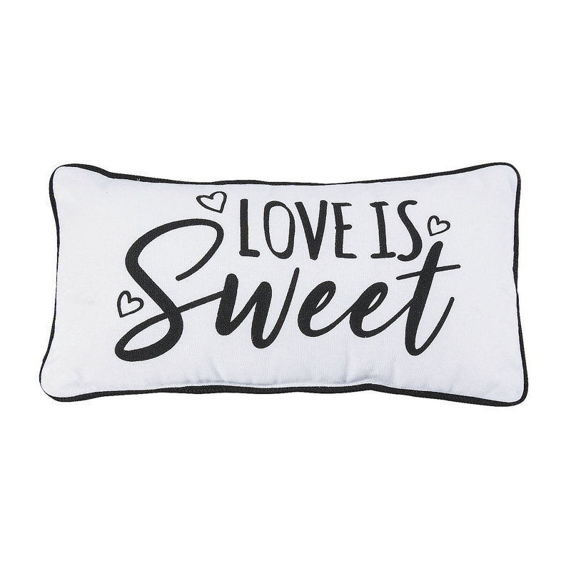 Cotton Blend Throw Pillow