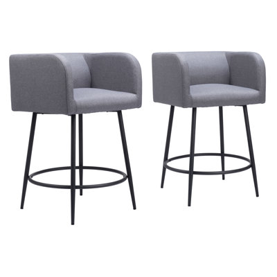 Horbat Upholstered Counter Stool