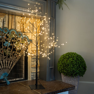 Black Fairy Light Tree